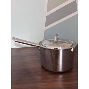 Williams Sonoma Grande Cuisine Copper Core Stainless Steel Pot Saucepan Lid 7.5”